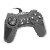Esperanza Manta MM812, USB, 10 tűzgomb, Nyolcállású irányító pad, Fekete, Gamepad