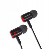 Esperanza mikrofonos fülhallgató fekete-piros (EH207KR) (EH207KR) - Fülhallgató