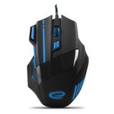 Esperanza MX201 Wolf EGM201B USB Gamer egér, fekete-kék