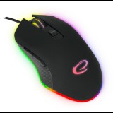 Esperanza Nemesis USB Type-C 6D gamer egér RGB fekete (EGM302) (EGM302)