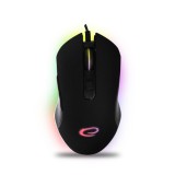 Esperanza Nemesis USB Type-C vezetékes 6D Gamer egér, RGB fekete