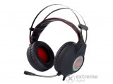 Esperanza Nightcrawler gamer mikrofonos fejhallgató, fekete/piros
