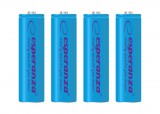 ESPERANZA RECHARGEABLE BATTERIES Ni-MH AA 2000MAH 4PCS. BLUE
