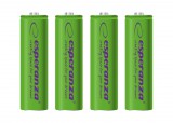 ESPERANZA RECHARGEABLE BATTERIES Ni-MH AA 2000MAH 4PCS. GREEN