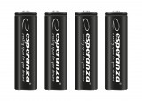 ESPERANZA RECHARGEABLE HIGH CAPACITY BATTERIES Ni-MH AA 2600MAH 4PCS.