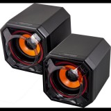 Esperanza Timba USB Stereo Speakers Black/Orange (EP142 - 5901299940754)