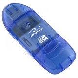 Esperanza TITANUM TA101B SDHC USB 2.0 CARD READER BLUE