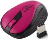 Esperanza Titanum TM114P RAINBOW 3D 2.4 GHz 1000 DPI vezeték nélküli rózsaszín optikai egér