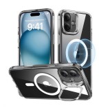 ESR Apple iPhone 16 classic halolock szilikon telefonvédő (ütésállóság, légpárnás sarok, magsafe) átlátszó