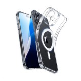 ESR Apple iPhone 16 Plus zero halolock szilikon telefonvédő (ütésállóság, légpárnás sarok, magsafe) átlátszó