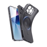 ESR Apple iPhone 16 Pro zero halolock szilikon telefonvédő (ütésállóság, légpárnás sarok, magsafe) fekete