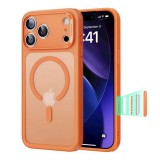 ESR Apple iPhone 17 Pro Max classic hybrid szilikon védő (ütésálló, légpárnás sarok, kitámasztó, magsafe) narancssárga