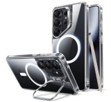 ESR CLASSIC HYBRID szilikon telefonvédő (ütésállóság, légpárnás sarok, kitámasztó, MagSafe) ÁTLÁTSZÓ Samsung Galaxy S26 Ultra (SM-S948)