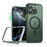 ESR Classic Pro Set HaloLock MagSafe tok iPhone 16 Pro Max készülékhez fagyott zöld