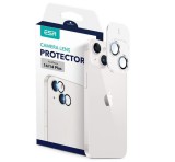 ESR kameravédő üveg 3db (lekerekített szél, extra ütésálló, extra karcálló, tokbarát, 9H, csak lencse) FEKETE Apple iPhone 14 Plus, Apple iPhone 14