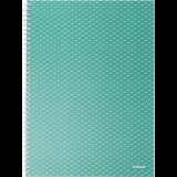 Esselte ColourBreeze A4 kockás zöld spirálfüzet (628477)