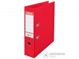 Esselte "Standard" 75 mm, A4, PP/PP, élvédő sínnel iratrendező, Vivida piros