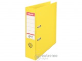 Esselte "Standard Vivida" 75 mm, A4, PP/PP, élvédő sínnel, iratrendező, sárga