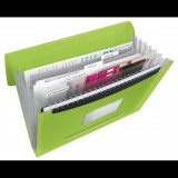 Esselte Vivida A4 6 rekeszes műanyag harmónikamappa - Zöld (624019)