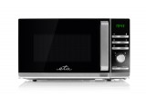 ETA 121090000, 700 W, 20 L, 5 Fokozat, Időzítő, Belső Világítás, LCD Kijelző, Fekete-Inox mikrohullámú sütő