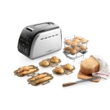 ETA 714990040 Delicca ll Max, 850 W, 65 dB, 16 Program, 3 Pirítási Szint, 1.5 kg, Időzítő, Fekete-Szürke kenyérsütő