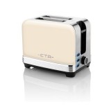 ETA 916690040 Storio, 930 W, 7 Fokozat, 2 Szeletes, Retro, Bézs kenyérpirító