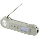Ételhőmérő, beszúró konyhai hőmérő, húshőmérő és infrahőmérő LED-es lámpával -40...+280 Â°C-ig VOLTCRAFT UKT-100