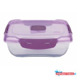 Ételtároló doboz 1 literes csatos és szelepes mikrós-fagyasztós_lányos színek