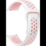 Eternico Sporty Universal Quick Release 20mm - Pure Pink and White (AET-U20SP-PiWh)