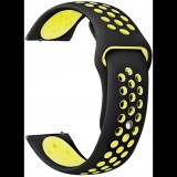Eternico Sporty Universal Quick Release 20mm - Vibrant Yellow and Black (AET-U20SP-YeBl)