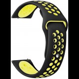 Eternico Sporty Universal Quick Release 22 mm - Vibrant Yellow and Black (AET-U22SP-YeBl)