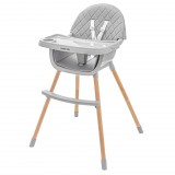 Etetőszék Baby Mix Freja wooden dark grey