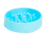 Etetőtál - habzsolásgátlóval többféle színben - Kék
