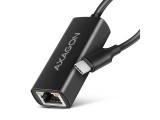 Ethernet Adapter AXAGON ADE-ARC USB-C Gigabit, fekete
