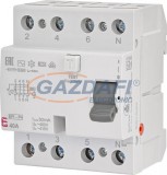ETI 002061612 EFI-P4 AC 40A 30mA áram-védőkapcsoló, 4p, csak váltóáramú, azonnali kioldású (Fi-relé)