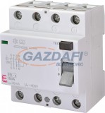 ETI 002062150 EFI-4A 100A 30mA áram-védőkapcsoló, 4p, váltóáramú és pulzáló hibaáramot érzékelő, azonali kioldású (Fi-relé)