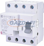 ETI 002063663 EFI-4 B S 40A 100mA áram-védőkapcsoló, 4p, váltó, pulzáló, egyen és nagy frekvenciás (1kHz) hibaáramot érzékelő, késleltetett kioldású