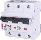 ETI 002135731 ETIMAT10 C80A 3p 10kA kismegszakító, 4,5 modul