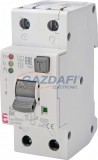ETI 002172401 KZS-2M 2p EDI A B6A 30mA áram-védőkapcsolós kismegszakító LED-es állapotjelzővel