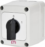 ETI 004773155 CS 25 90 PN tokozott egypólusú BE-KI kapcsoló 25A