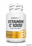 Étrend-kiegészítő tabletta, 30 tabletta, 1000mg C-vitaminnal, BIOTECH USA