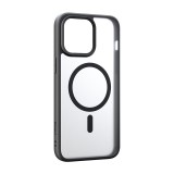 Etteri Matt Apple iPhone 15 Pro Max (6.7) mágneses MagSafe tok (vezetéknélküli töltéshez) fekete