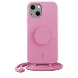 Etui JE PopGrip iPhone 14 Plus 6.7" pasztell rózsaszín 30150 (Just Elegance) tok