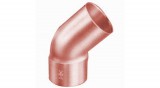 EU. Réz forrasztható ív 45° KB 22mm