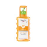 Eucerin Sun Oil Control Dry Touch Színtelen napozó spray SPF50 200ml
