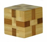 Eureka Cube - bambusz puzzle ördöglakat