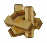 Eureka Firewood - bambusz puzzle ördöglakat