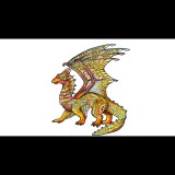 Eureka Sárkány 104 darabos Fa puzzle (EUR34667)