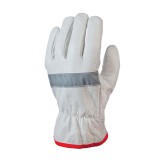 Euro Protection EP munkavédelmi bőrkesztyű, szürke színmarha tenyér és kézhát