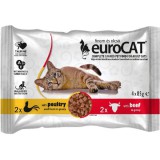 EuroCat DUO pouch szárnyas-marha 4x85g